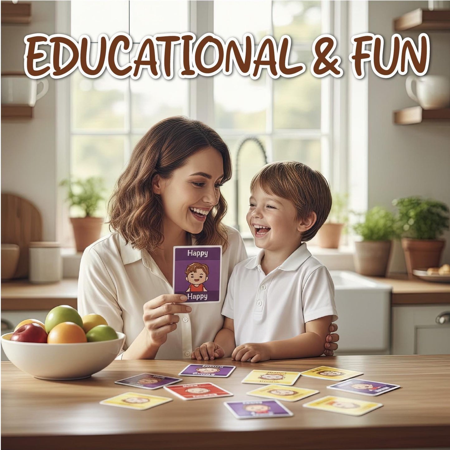 Kids Emotions Chart Magnet – Educational Fridge Learning Toy for Toddlers
