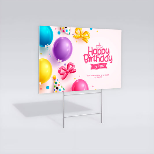 Custom Yard Signs - Print my Events