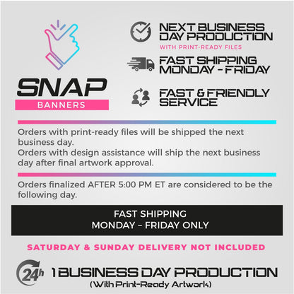 Custom Retractable Banner Stand 33x80 | Personalized Business Event Display (Full Color Print)