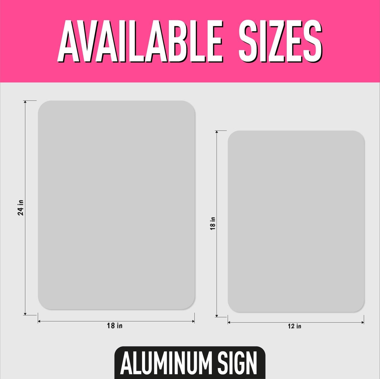 Custom Aluminum Reserved Parking Sign | Heavy Duty, Personalized Text